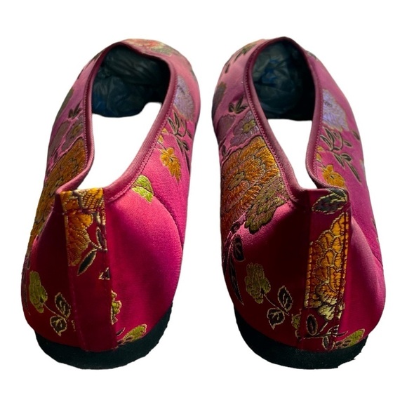 Chinese Style Embroidered Fabric Women Shoes size 7.5 - Picture 4 of 9
